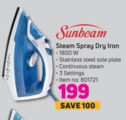 Sunbeam Steam Spray Dry Iron