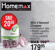 Homemax Mini 3 Second Chopper