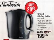Sunbeam 1.7Ltr Hinged Lid Jug Kettle