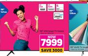 Hisense 58" UHD Smart TV 58A6H
