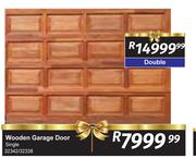 Wooden Garage Door Double