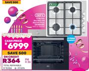 Defy 4 Burner Gas Hob & Electric Oven DCB843E