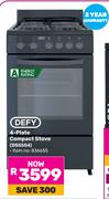 Defy 4 Plate Compact Stove DSS554