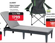 Allibert Jaipur Lounger With Cushion