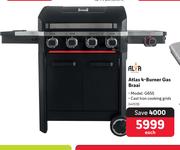 Alva Atlas 4 Burner Gas Braai G655