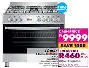Univa 5 Burner Gas Cooker Electronic UGE019SI