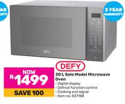 Defy 30L Solo Model Microwave Oven