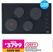 Defy 82cm Gemini Solid Hob DHD416
