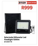 Solarmate 200W Solar LED Floodlight 1200lm 81499779