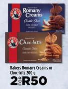 Bakers Romany Creams Or Choc Kits-For 2 x 200g