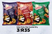 Simba Potato Chips Assorted-For 3 x 120g