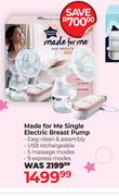 Tommee Tippee Made For Me Single Electric Breast Pump