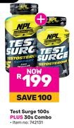 NPL Test Surge 100's Plus 30's Combo 742131