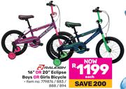 Raleigh 16" Or 20" Eclipse Boys Or Girls Bicycle-Each