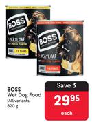 Boss Wet Dog Food (All Variants)-820g Each