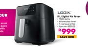 0Logik 5L Digital Air Fryer