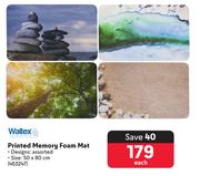 Waltex Printed Memory Foam Mat-Each