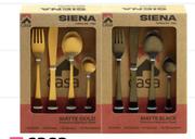 Casa Siena 16 Piece Black Cutlery Set 850024312