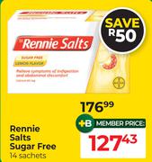 Rennie Salts Sugar Free 14 Sachets