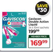 Gaviscon Double Action Liquid-24 x 10ml Sachets