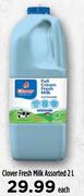 Clover Fresh Milk Assorted-2L Each