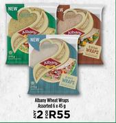 Albany Wheat Wraps Assorted-For 2 x 6 x 45g