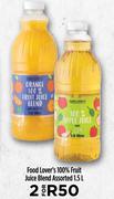 Food Lover's 100% Fruit Juice Blend Assorted-For 2 x 1.5L