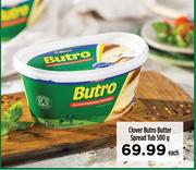 Clover Butro Butter Spread Tub-500g Each