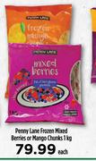 Penny Lane Frozen Mixed Berries Or Mango Chunks-1Kg Each