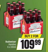 Budweiser Handies-For 2 x 6 x 330ml