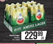 Amstel Lager Handies-24 x 330ml Per Case