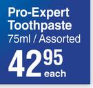 Oral-B Pro Expert Toothpaste Assorted-75ml Each