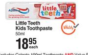 Aquafresh Little Teeth Kids Toothpaste-50ml Each