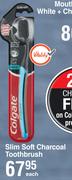 Colgate Slim Soft Charcoal Toothbrush-Each