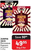 Jumpin Jack Microwave Popcorn (All Variants)-For 2 x 3 x 85g