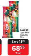 Bakers Iced Zoo Biscuits-For 2 x 150g