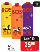 Bos Ice Tea (All Variants)-1L Each