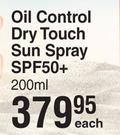 Eucerin Oil Control Dry Touch Sun Spray (SPF50+)-200ml