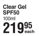 Island Tribe Clear gel SPF50-100ml