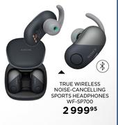 Sony True Wireless Noise-Cancelling Sports Headphones WF-SP700