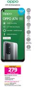Oppo A74 4G Smartphone-On 1GB Red Core More Data