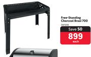Free Standing Charcoal Braai 700