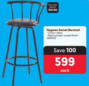 Haymen Swivel Barstool