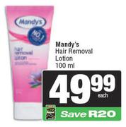 Mandy's Hair Removal Lotion-100ml