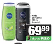 Nivea Shower Gel Assorted-500ml