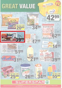 SUPERSPAR COUNTRY EASTERN CAPE : Lower Than Low Prices (23 February - 7 March 2021), page 9