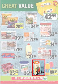 SUPERSPAR COUNTRY EASTERN CAPE : Lower Than Low Prices (23 February - 7 March 2021), page 9