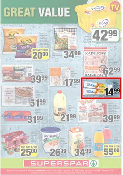 SUPERSPAR COUNTRY EASTERN CAPE : Lower Than Low Prices (23 February - 7 March 2021), page 9
