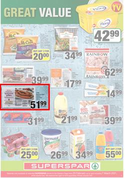 SUPERSPAR COUNTRY EASTERN CAPE : Lower Than Low Prices (23 February - 7 March 2021), page 9