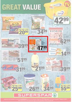 SUPERSPAR COUNTRY EASTERN CAPE : Lower Than Low Prices (23 February - 7 March 2021), page 9